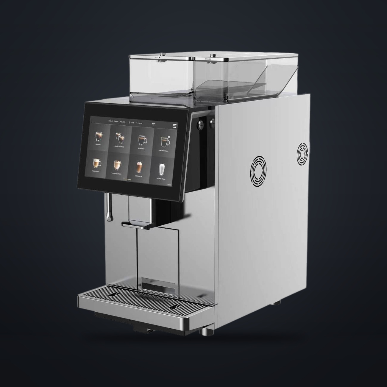 Automat AT302 coffee machine, three-quarter view