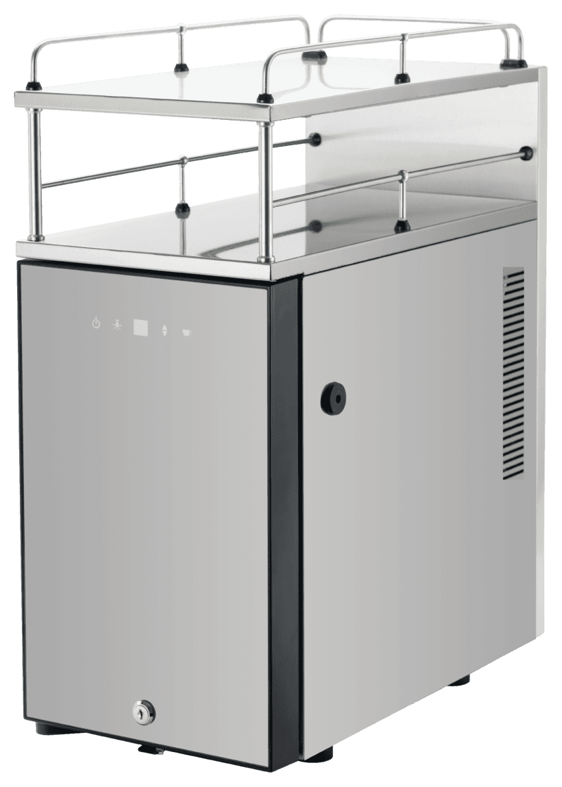 Automat Milk Refrigerator with Cup Warmer