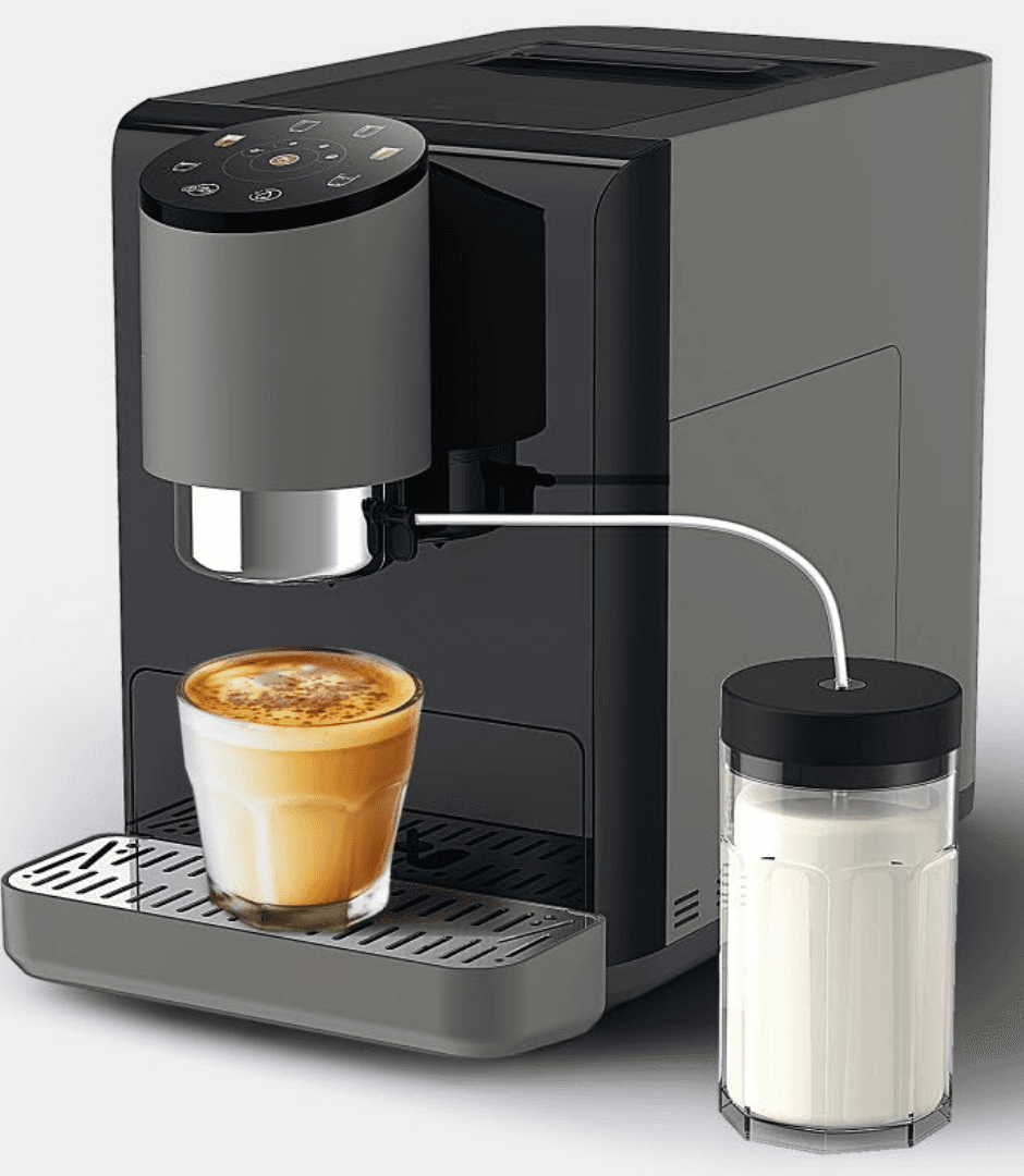 Automat AT06B compact bean-to-cup coffee machine with a milk carafe