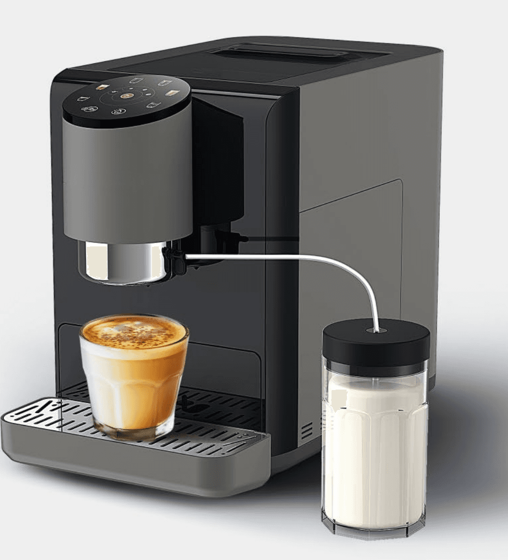 Automat AT06B compact bean-to-cup coffee machine with a milk carafe