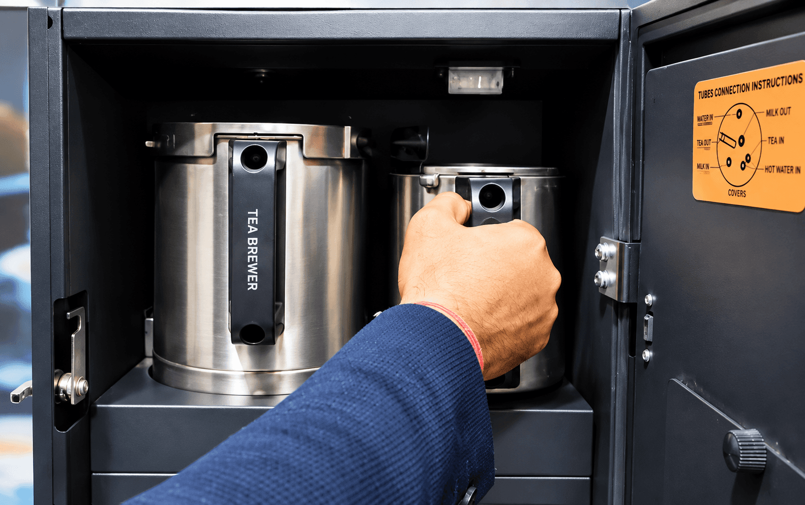 BrewTec internal tea brewer and coffee brewer