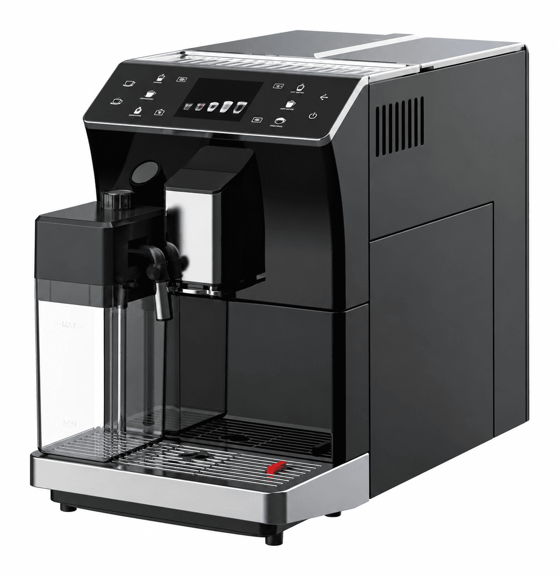 Automat AT202 bean-to-cup coffee machine with its integrated milk jug