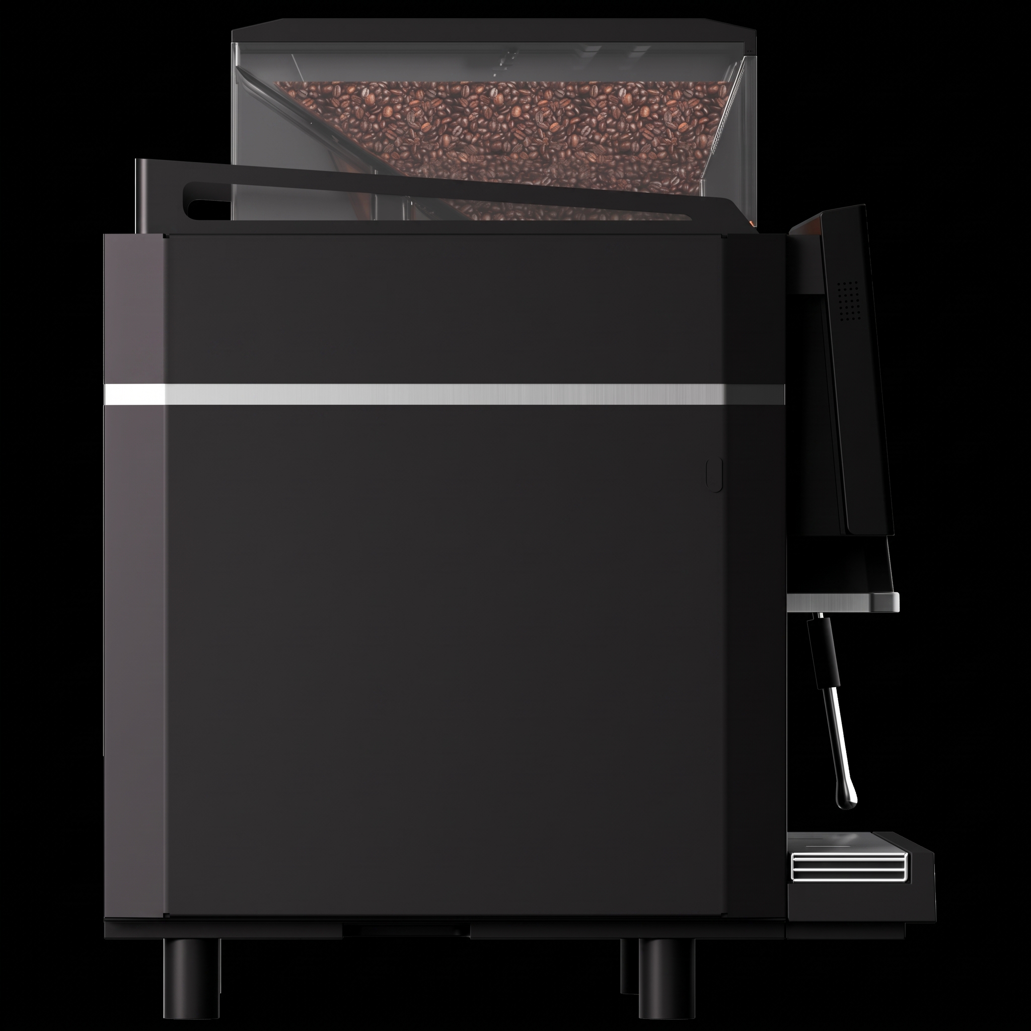 Automat Model Y Pro coffee machine, side view