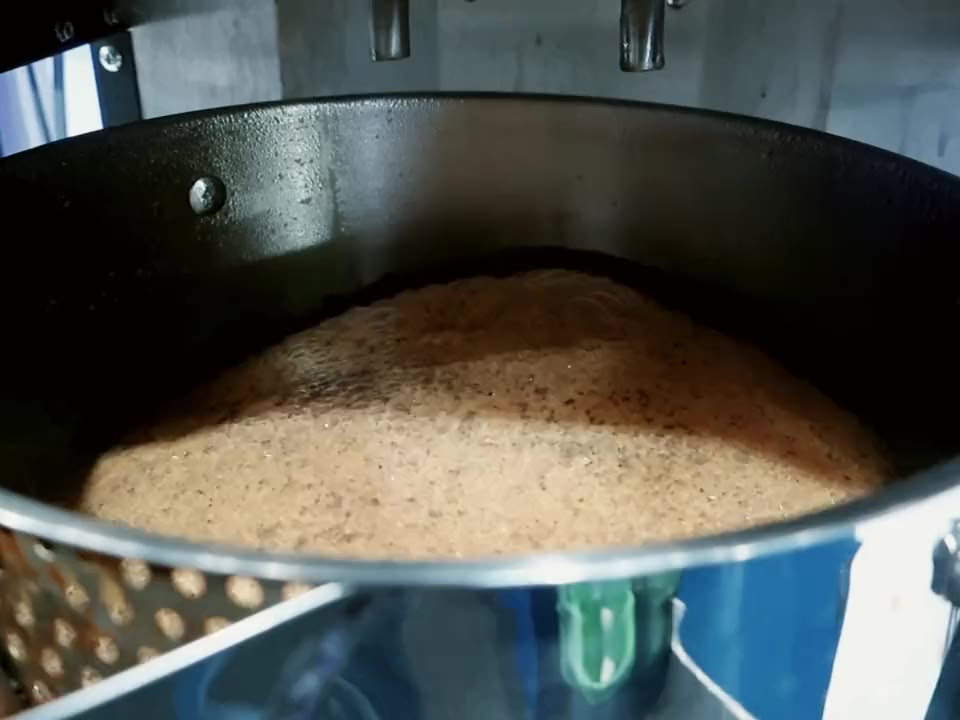 Chai boiling in the BrewNex pot