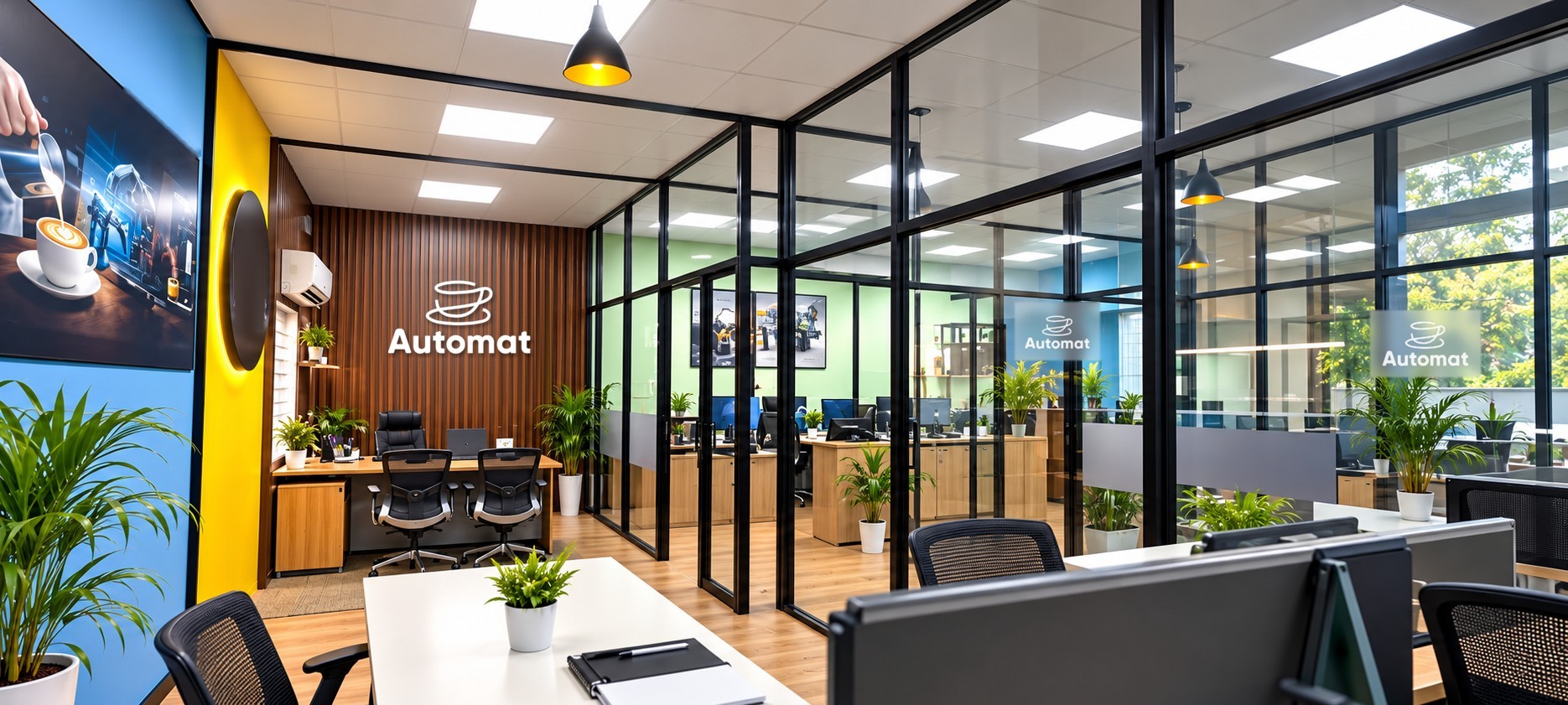 Illustrative image of an Automat office and working environment