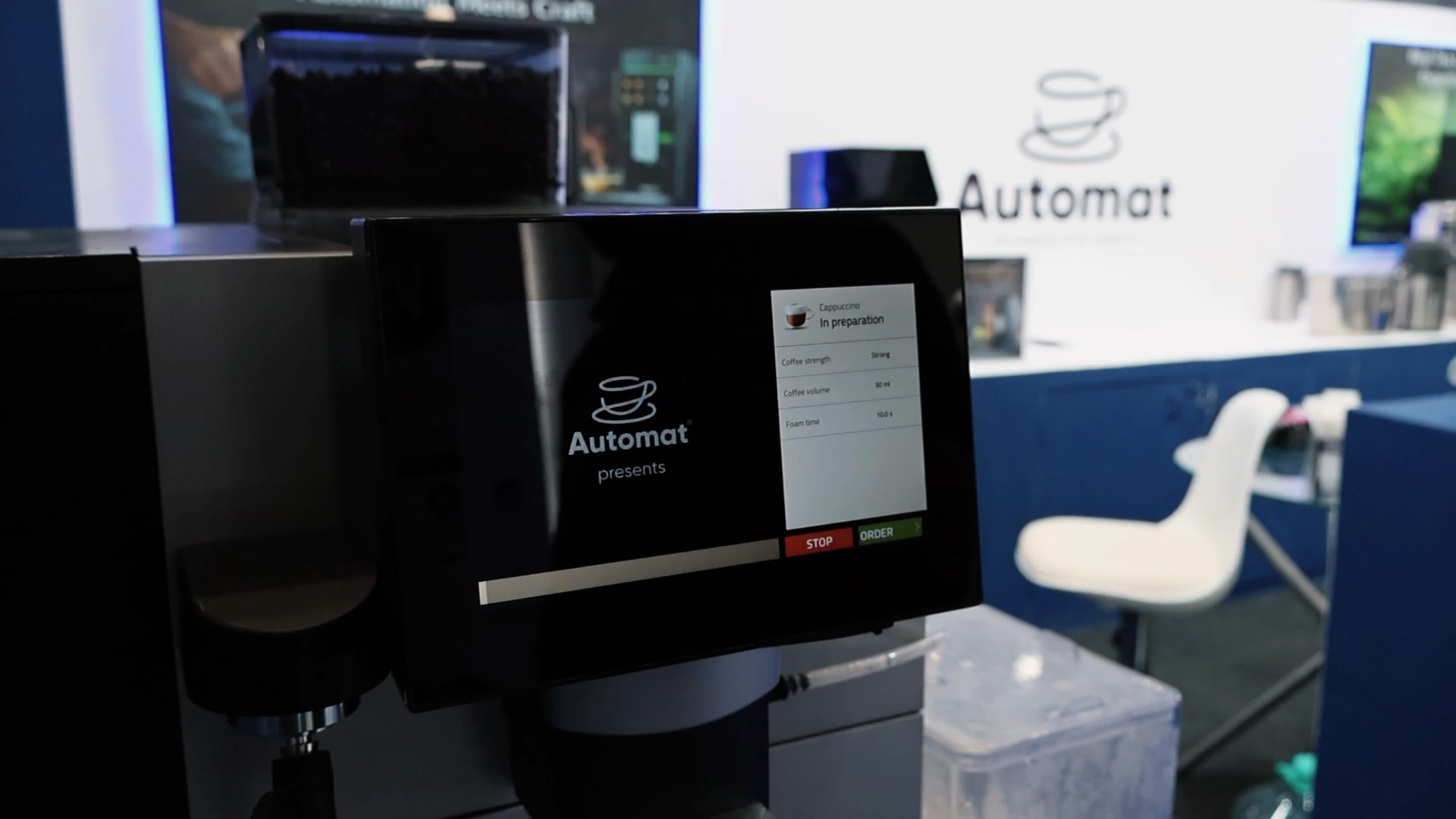 E60 Pro in service on the Automat stand