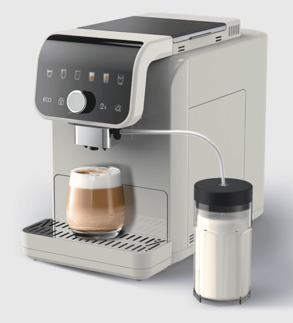 Automat AT05B home bean-to-cup coffee machine with a milk carafe